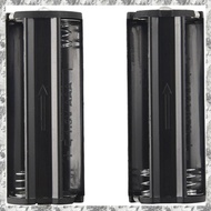 [D E O K] 2Pcs Black Battery Holder for 3 x 1.5V AAA Batteries Flashlight Torch