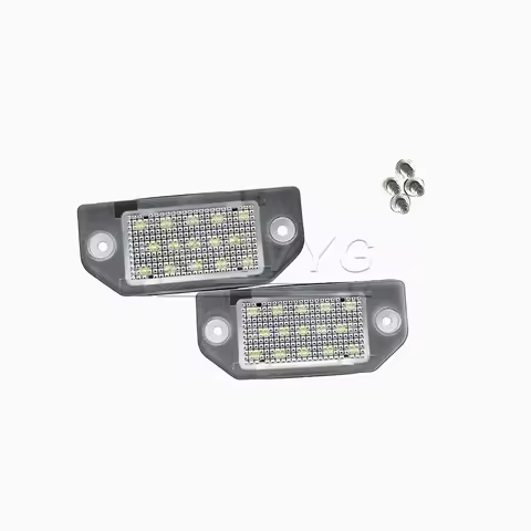 2 PCS LED Number PlateLight For VW Passat B5(Type 3B) Pre-facelift 1997-2000 12V White License Plate