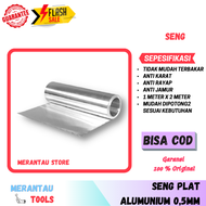Seng Plat Alumunium Perlembaran Lembaran Tebal 0.5Mm Aluminium Sheet Seng Pllat Berkualitas Termjura