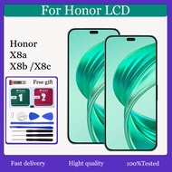 Original For Honor X8a X8b X8C LCD Display Touch Screen With Frame Replacement
