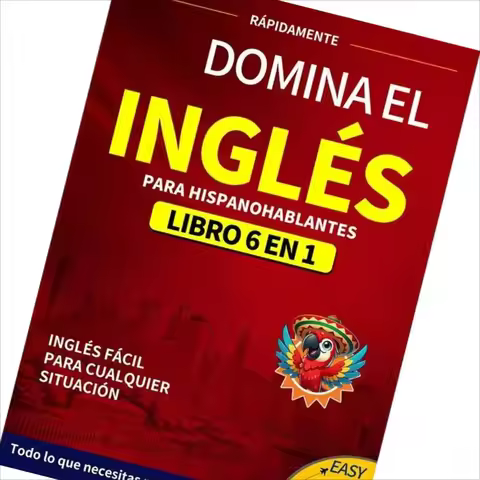 English Books for Beginners 6-in-1 Spanish Edition English Workbook Easy Language Learning Dictionar