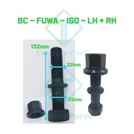 Hub Bolt With Nut / Hab Bolt Hitam 10A 1867 (22mm x 132mm) (Rear/Belakang) Tayar Treler Fuwa ISO [BC