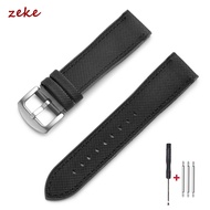 20mm Nylon Silicone Watch Strap for Omega for IWC Watches Mens Sport Stitched Watch Band 18/21/22mm 