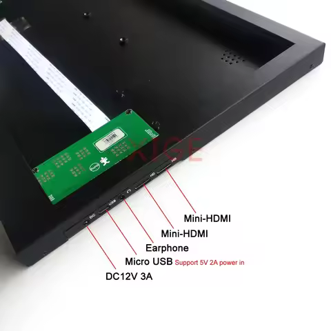 For NT156WHM-N12/N22/N32/N42/T00 Display Metal Case 5V USB Micro Control Board Kit 15.6" 1366*768 2