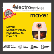 MAYER MMGAF350D-PN Digital Glass Air  Fryer 3.5L