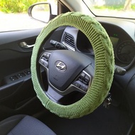 手工方向盤套，不同顏色