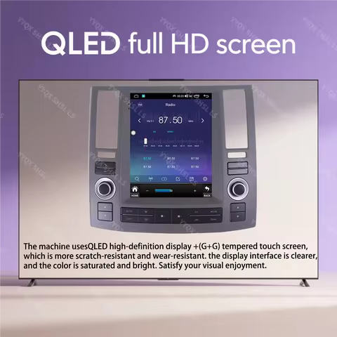 For Infiniti FX FX35 FX45 2000-2010 Car Intelligent Systems Android 14 Screen Multimedia Car Player 