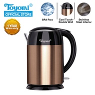 TOYOMI Kettle Jug Cordless 1.7L [WK 1750] -1 Year Warranty