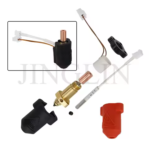 For Creality K1/ K1 Max Hotend Kit Ceramic Heating Block Bi-metal Heatbreak 300°C Extruder High Spee