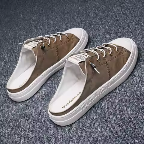 Outdoor Shoes Slippers for Men Canvas Sandals Man Flat Pvc Original Low Price Fun Eva Clappers 2025 