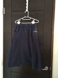 a la sha Qummi 藍色口袋鉛筆低檔褲（長褲、休閒褲、飛鼠褲、寬褲）S號