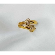 10k saudi gold ring (adjustable)-700