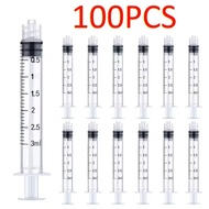 100pcs Wholesale 3ml/3cc Luer Lock Syringe Sterilized individual pkg without Needle, Injector for Gl