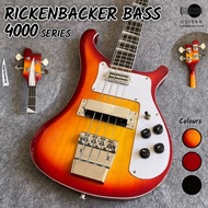 GCM RickenBacker Electric Bass Guitar (Custom Made, Oversea Ready Stock)