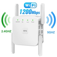 5Ghz 2.4G Wireless WiFi Repeater 1200Mbps Router Wifi Booster Home Wifi Long Range Extender Wi-Fi Signal Amplifier Repeater