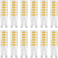 G9 LED Bulb 7W, 60W G9 Halogen Bulb Equivalent, 650LM, AC 100V-240V, Daylight White 6000K, Non-Dimma