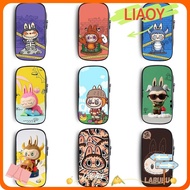 LIAOY Pencil Cases, Large Capacity Cute Cartoon Labubu Pencil Bag, Gift Stationery Bag