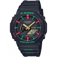 G Shock GA 2100 Rasta Retro Style gshock rasta gshock rastafarian gshock ga2100 TMJ