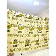Rido/sunroom partition curtains 1mx1m3,1m5x1m8,1m8x1m8,2m2x1m8,3mx1m8,4mx1m8, green frog model