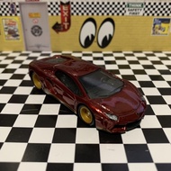 Hot Wheels Lamborghini Aventador LP 700-4 Miura Homage Spectraflame Red 2018 Super Treasure Hunt Loo