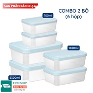 [available] 9 Hokori rectangular food boxes, safe and convenient food and frozen food storage boxes 