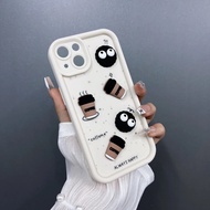 High edge shockproof iphone case coffee cookie 6 6s 6plus 7 8 plus x xs 11 12 13 14 15promax plus pr
