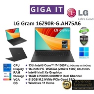 LG Gram 16Z90R-G.AH75A6 16” Ultra-Lightweight and Slim Laptop / Intel Core i7-1360P /16GB / 512GB SS