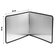 KONCO Anti-Splatter Board เตาพับ Oil Baffle ทำอาหาร Baffle ป้องกันน้ำมัน Splash Oil Splatter Screen 