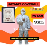 APD Hazmat 75 gsm XXXL SOLID  Kemenkes RI AKD 21603120102