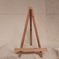 Easel kayu trippod besar 30cm bahan pinus merah eistetik sandaran anak melukis stand tatakan canvas 