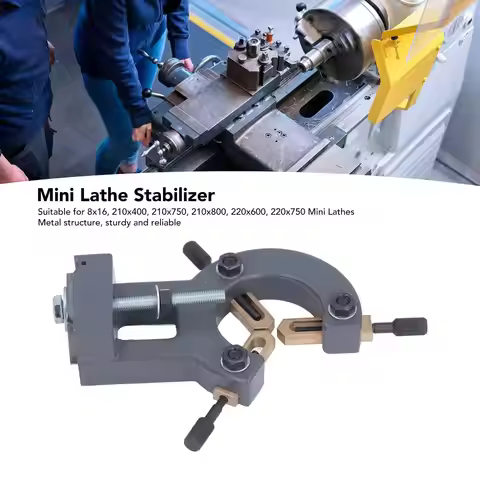 Mini Lathe Center Frame Aluminum Alloy Iron Copper Rust Prevention Mini Lathe Steady Rest Widely Com