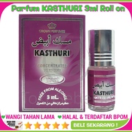 Parfum KASTURI 3ml Dobha BPOM Original Roll On Non Alkohol -  Parfum kasturi pria tahan lama 24 jam 