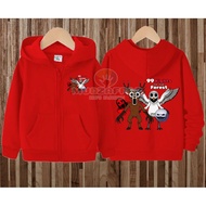 99 NIGHT IN FOREST CHILDREN'S HOODIE JACKET 99 NIGHT IN FOREST CHILDREN'S ZIPPER HOODIE JACKET