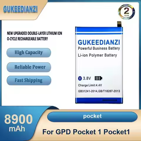 Battery For GPD WIN 1 Max 2 XD 3 4 AEC555779-3S1P Mini MicroPC Handheld Gaming Laptop GamePad Tablet