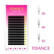 1 Box 12 Pairs U-Shaped False Eyelashes, YY/3D/4D/5D, 0.07mm, Thick, 8-15mm Mixed U-Shaped False Eye