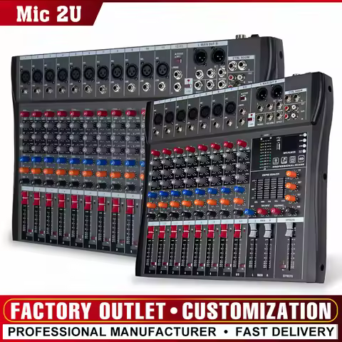 8/12 channel mixer Bluetooth usb audio interface mixer CTM8/12 equalizer playback equipment mixer ta