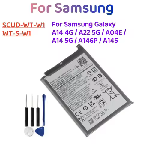 5000mAh Battery SCUD-WT-W1 WT-S-W1 For Samsung Galaxy A14 4G / A22 5G / A04E / A14 5G / A146P / A145