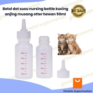 Botol dot susu nursing bottle kucing anjing musang otter hewan 50ml