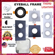 LED GU10 / MR16 Holder Eyeball Fitting Casing GU10 / MR16 Eye ball Frame Black Or White Downlight Casing Light Fixture