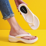 Women's flip-flops with 5cm high sole increase height, super light, super durable, fashionable for g