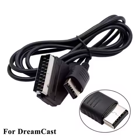 RGB Scart Cable for Sony PS2 PS1 for Sega Dreamcast Saturn MD1 MD2 Genesis for Microsoft Xbox for Ni