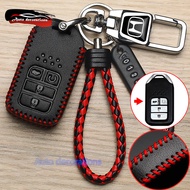 【 4buttons 】 Honda leather key covers For Honda civic fc-fk 2016-2020 Honda civic car key case
