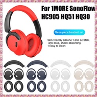 [W Y D H] Ear Pads+Head Beam Set for  SonoFlow HC905 HQ51 HQ30 Headset Silicone Protective Case Earm
