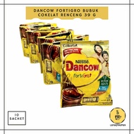 Nestle Dancow FortiGro Susu Bubuk Cokelat Usia Sekolah Sachet 39 G 10 Sachet Dancow FortiGro Cokelat