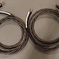 Inakustik LS603 喇叭線8呎長X2,90%新配上sine 鍍銠一邊 蕉插另一邊义头$2150
