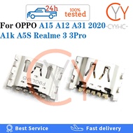 10pcs / 50pcs For Oppo A15 A12 A31 2020 A1k A5s Realme 3 3 Pro USB Plug In Charging Charger Port Con