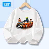 Toy Story Buzz Lightyear Woody Print Cartoon Car Kids T shirt Long Sleeve Autumn Baby Boys Girls Clo