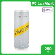 Schweppes Soda Water Kaleng 250ml