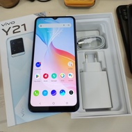 Vivo Y21 4/64gb fullset Mulus Murah / Second Y21 4/64gb murah fullset