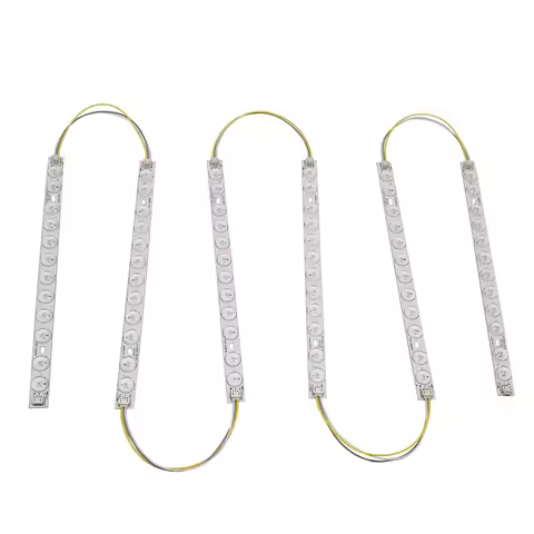 (6pcs/pack) Dual colors LED light bar 3000K-6500K rigid LED strip 310X18MM 2B3CX2 6D+6D 520X18MM 2B4